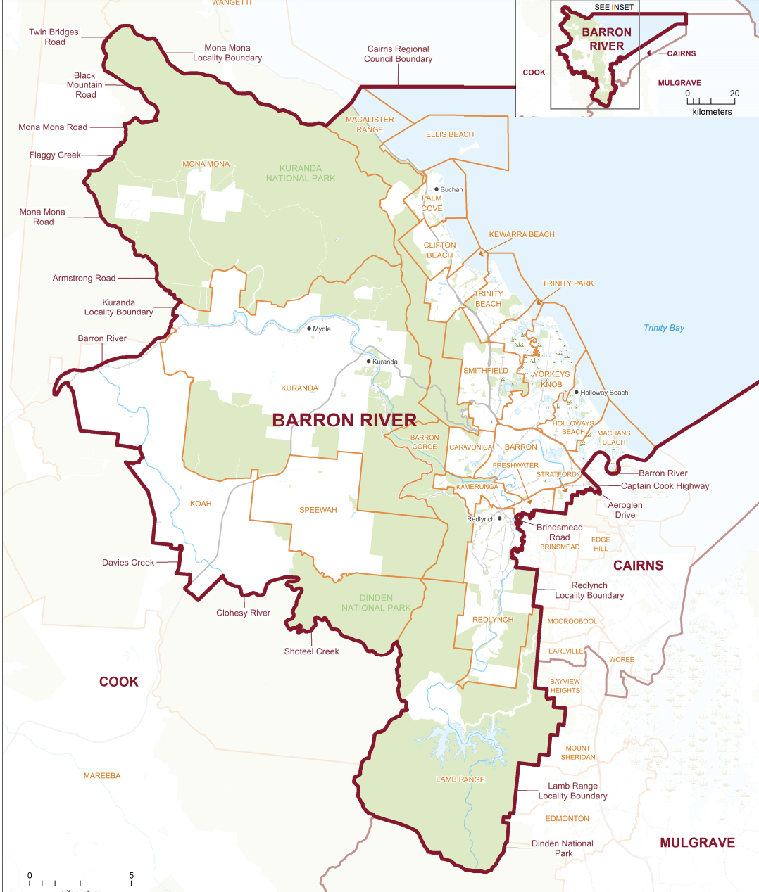 BarronRiverElectorateMap